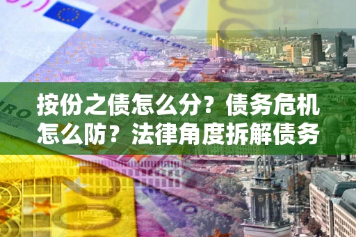北京按份之债怎么分？债务危机怎么防？法律角度拆解债务分配与风险自保指南
