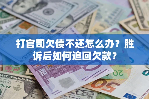 北京打官司欠债不还怎么办？胜诉后如何追回欠款？