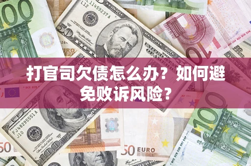 北京打官司欠债怎么办？如何避免败诉风险？