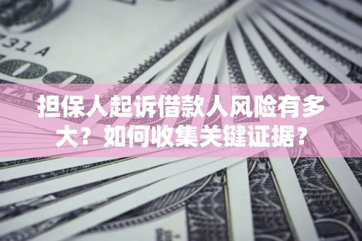 北京担保人起诉借款人风险有多大？如何收集关键证据？